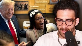 Trump Roasts Biden and Makes Chick-Fil-A Great Again | HasanAbi reacts