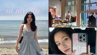 navigating my 20s ˚୨୧⋆ | brunch date, pr unboxing, quick trip to san francisco, beach day