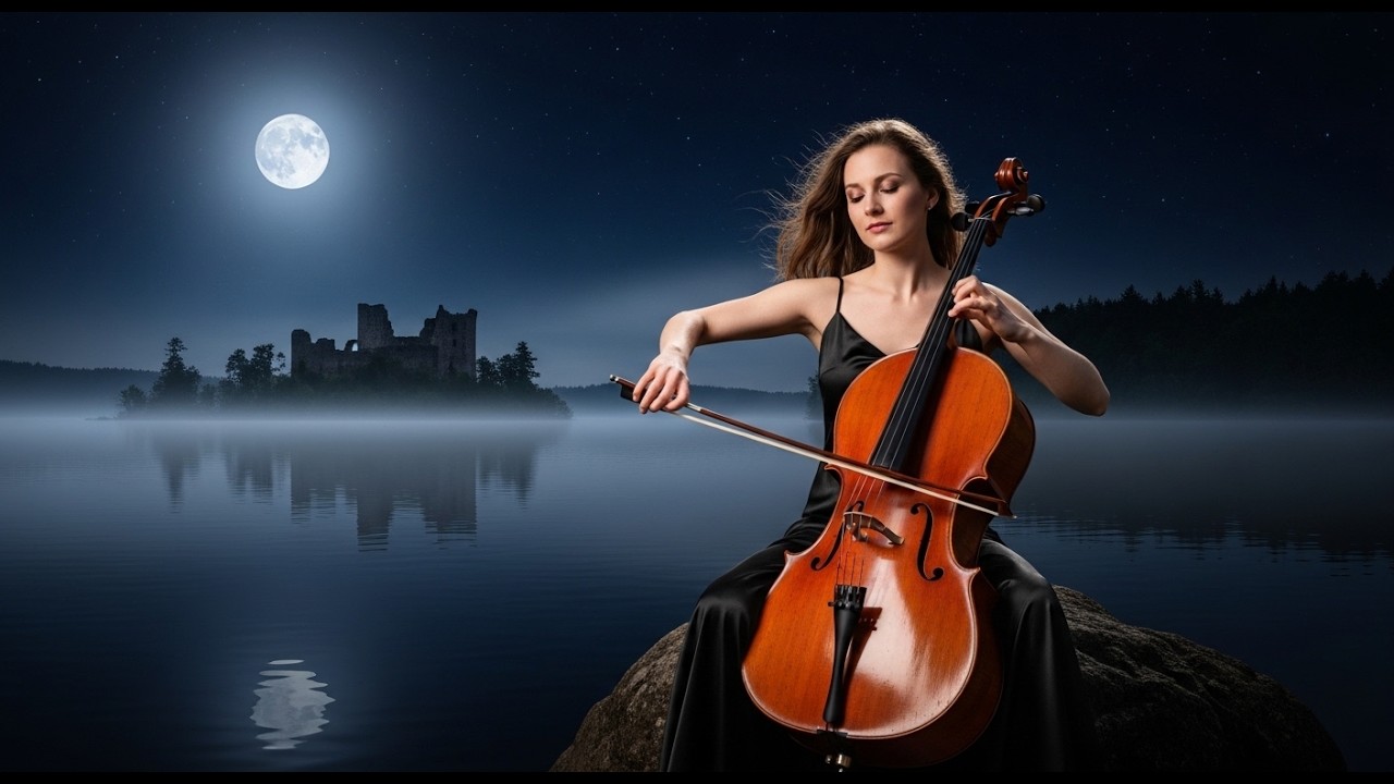 🎻🎹 Виолончель и фортепиано ночью – ностальгическая музыка для сна и снятия стресса
