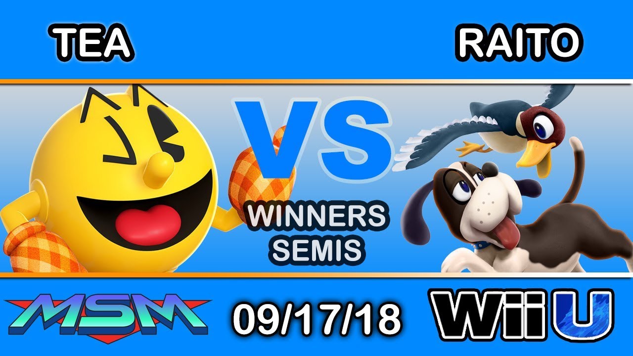 MSM 158 - Tea (Pac-Man) Vs. CND | Raito (Duck Hunt) Winners Semis - Smash 4