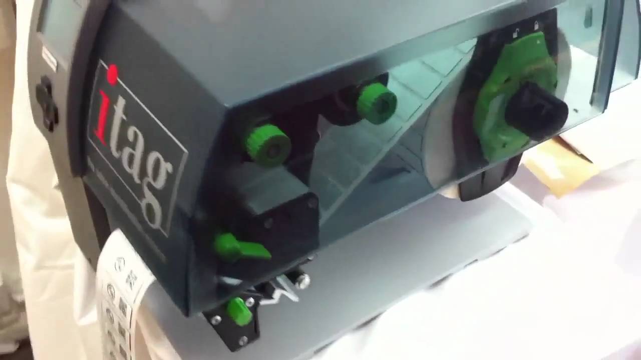 QR barcodes raised panel labels - YouTube