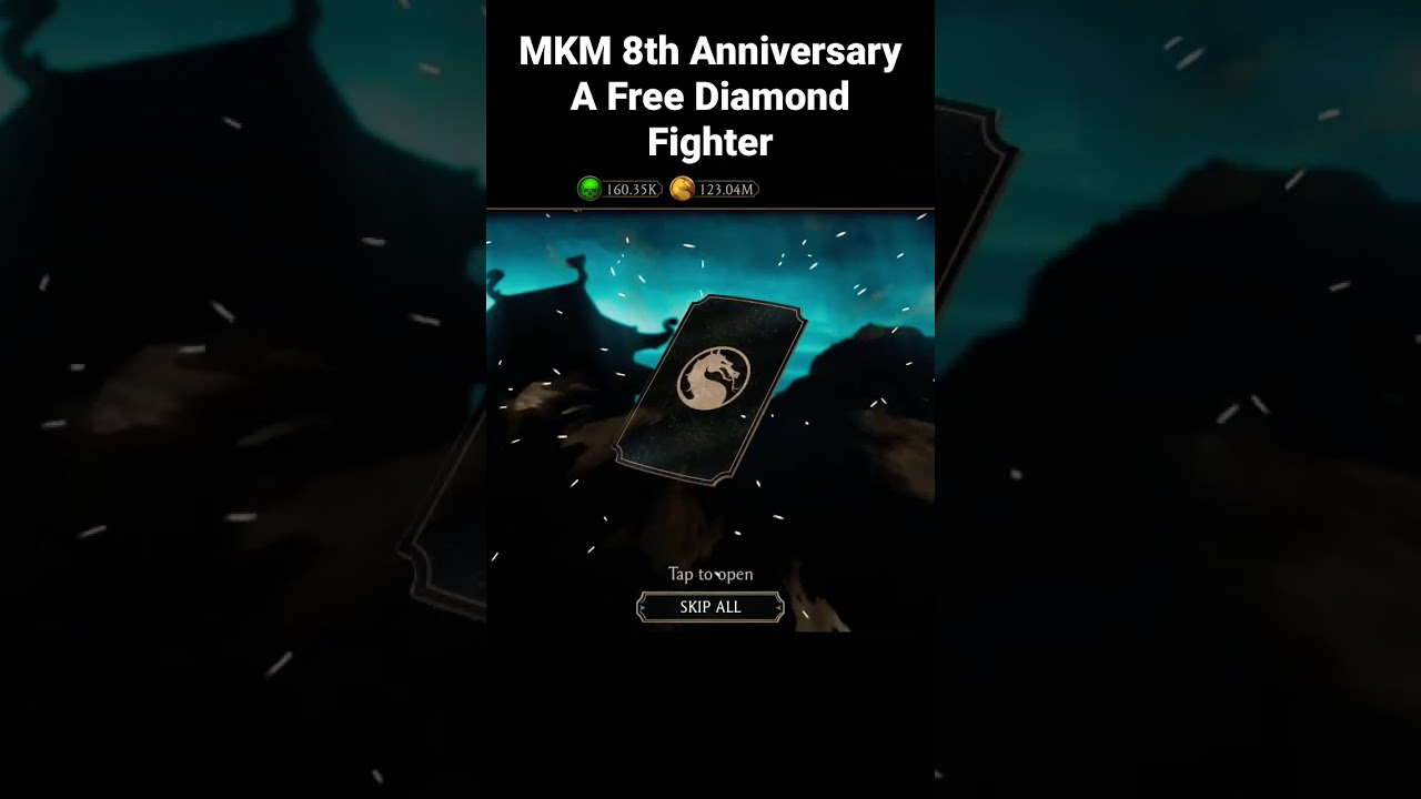 MK Mobile 8th Anniversary Free Diamond Fighter + 100 Souls 