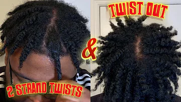 2 Strand Twist and Twist Out Tutorial For Men *IN DEPTH*