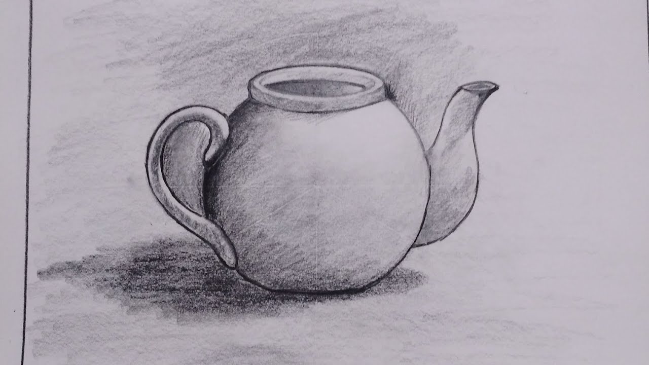 STILL LIFE for kids ( Pencil Shading ) YouTube