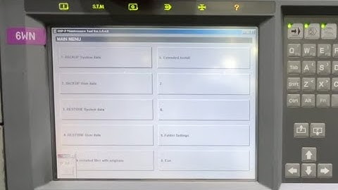 Okuma OSP-P100: Cómo hacer BACKUP SYSTEM DATA y BACKUP USER DATA