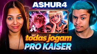 ASHUR4: Kaiser & Ness | THROW IT FOR THE KING 😈👑 (Blue Lock) | [Casal Jounin React] 🔥