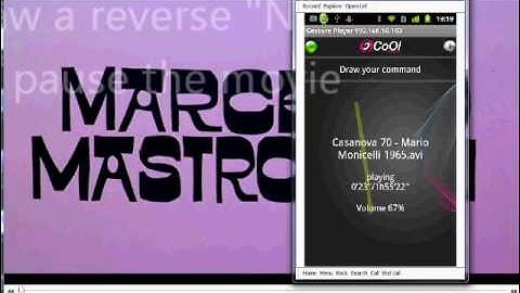 Android app Gestural Remote Controller for VLC