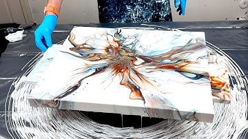 Aardse tinten ~ Acryl Blowout ~ Celactivator ~ Bloeitechniek ~ Acryl gieten ~ TLP-pigmenten ~ 283