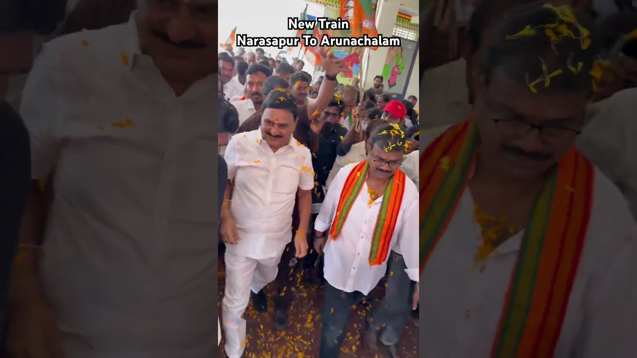 New train from Narasapur to Tiruvannamalai 07219/07220