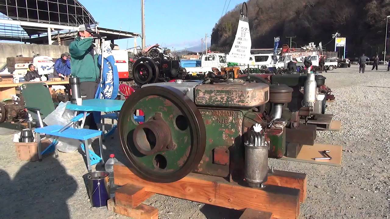 slow running DIESEL engine N16型ヤンマーディーゼル発動機 低速仕様