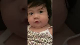 ❤️tahimik lang ako pero gusto ko sanang magsalita 😀❤️ #baby #cute #cutebaby #babygirl