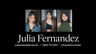 Julia Fernandez | Demo Reel