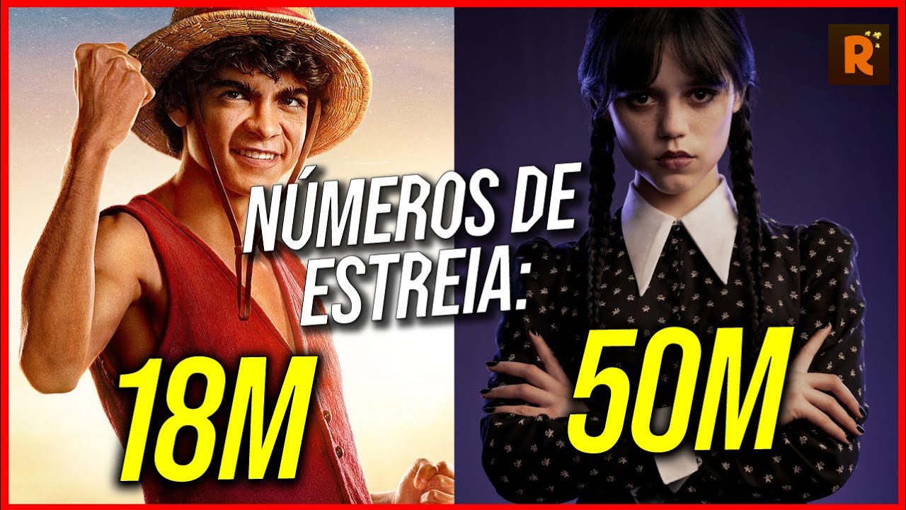 One Piece quebra recorde de Stranger Things e Wandinha em sua estreia