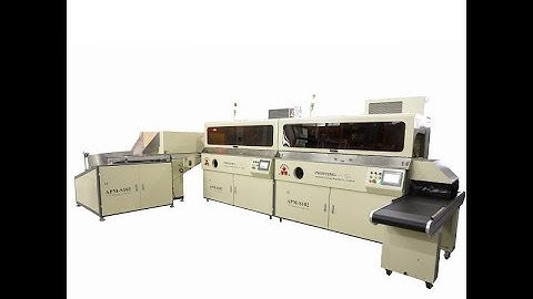 S102 automatic plastic bottle screen printing machine with LED UV drying