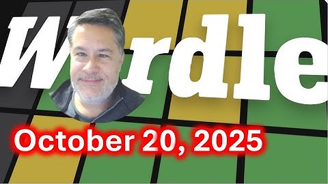 Art Plays Wordle For Monday October 20