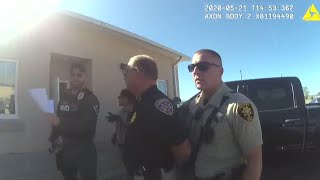 VIDEO: Rio Arriba County Sheriff arrested, refusing to comply to search warrant