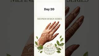 Easy arebic mehndi design || simple arabic mehndi #organicparlour #mehndi