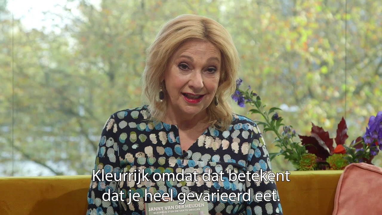 Janny van der Heijden heeft een leuke boodschap voor jou Koken met Kanjers Postcode Loterij Janny van der Heijden heeft een leuke boodschap voor jou Koken met Kanjers Postcode Loterij