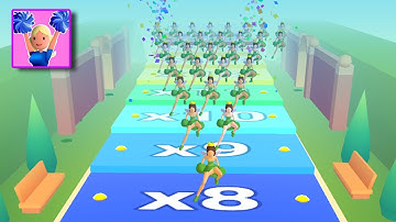Cheerleader Run 3D 👗🤸‍♀️💖 All Levels Gameplay Walkthrough Android, iOS Part 3