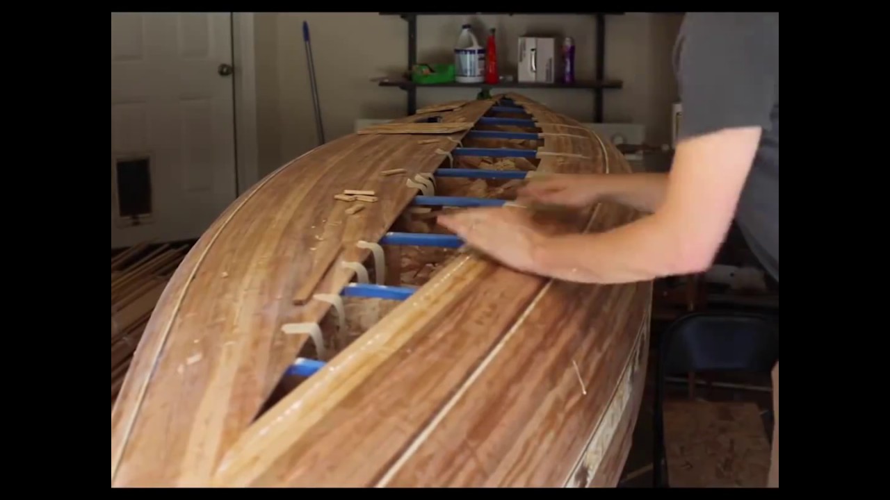 Building a cedar strip canoe in 8 months - YouTube