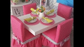 I am just so happy to share this video with you, I wish that everyone will have an amazing dining furniture set for their dolls. Here are 