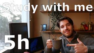 [LIVE🔴] STUDY WITH ME (5h) Hell-Week: Day 1🫡📚🥴