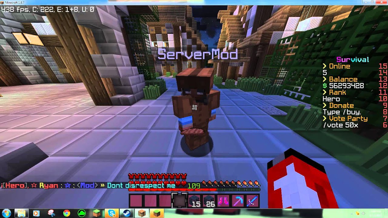 Servermod hacking on Envtex