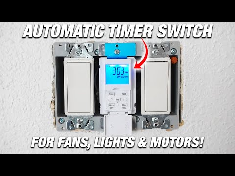 How To Put Timer On Lights Exterior Switch