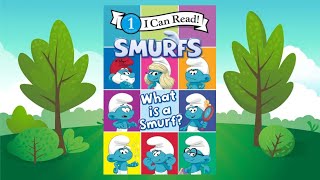 Smurfs What Is A Smurf Kids Book Read Along