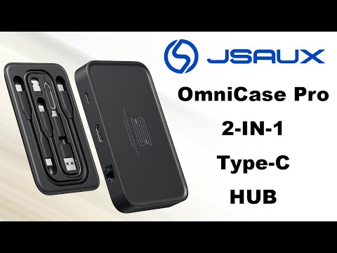 JSAUX Omni Case Pro Magnetic 2 in 1 Type C Docking Station