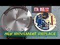 Rado Centrix ETA 955.112 Movement Change installation | Watch Repair Channel