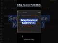 Part 1: Setup Database &amp; Tabel #python #belajarcoding #codingindonesia