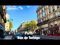 Paris city walks   rue de turbigo   paris france 4k