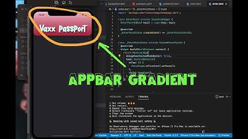 flutter: linear gradient appbar