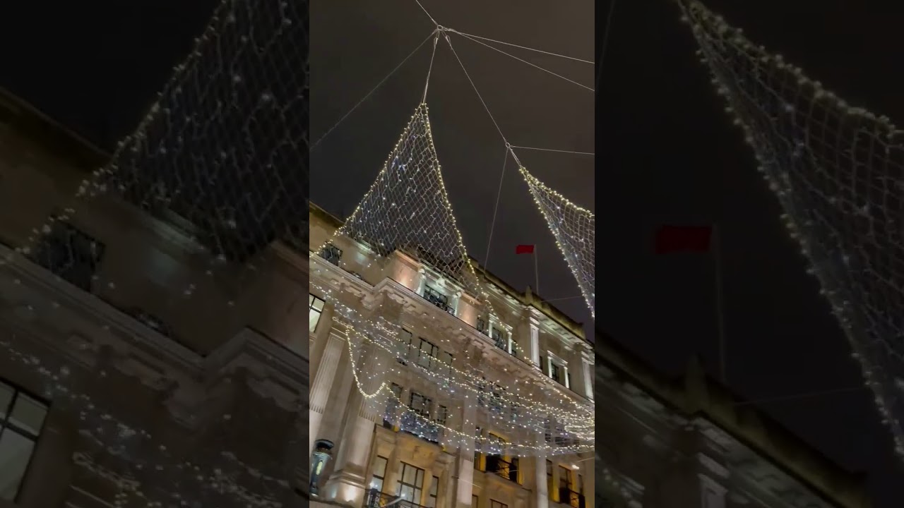 Regent Street Angels || Christmas Light Display || London 