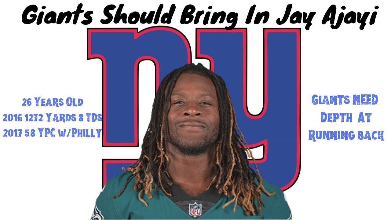 New York Giants Should Look At Jay Ajayi For Running Back YouTube