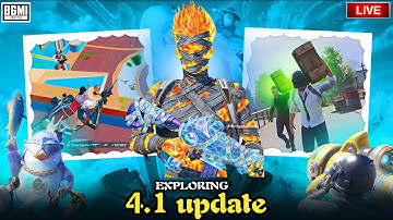 Exploring 4.1 Frosty Funland update in BGMI 🥰🥰