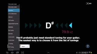 Tuna'droid Guitar Tuner - Howto screenshot 2