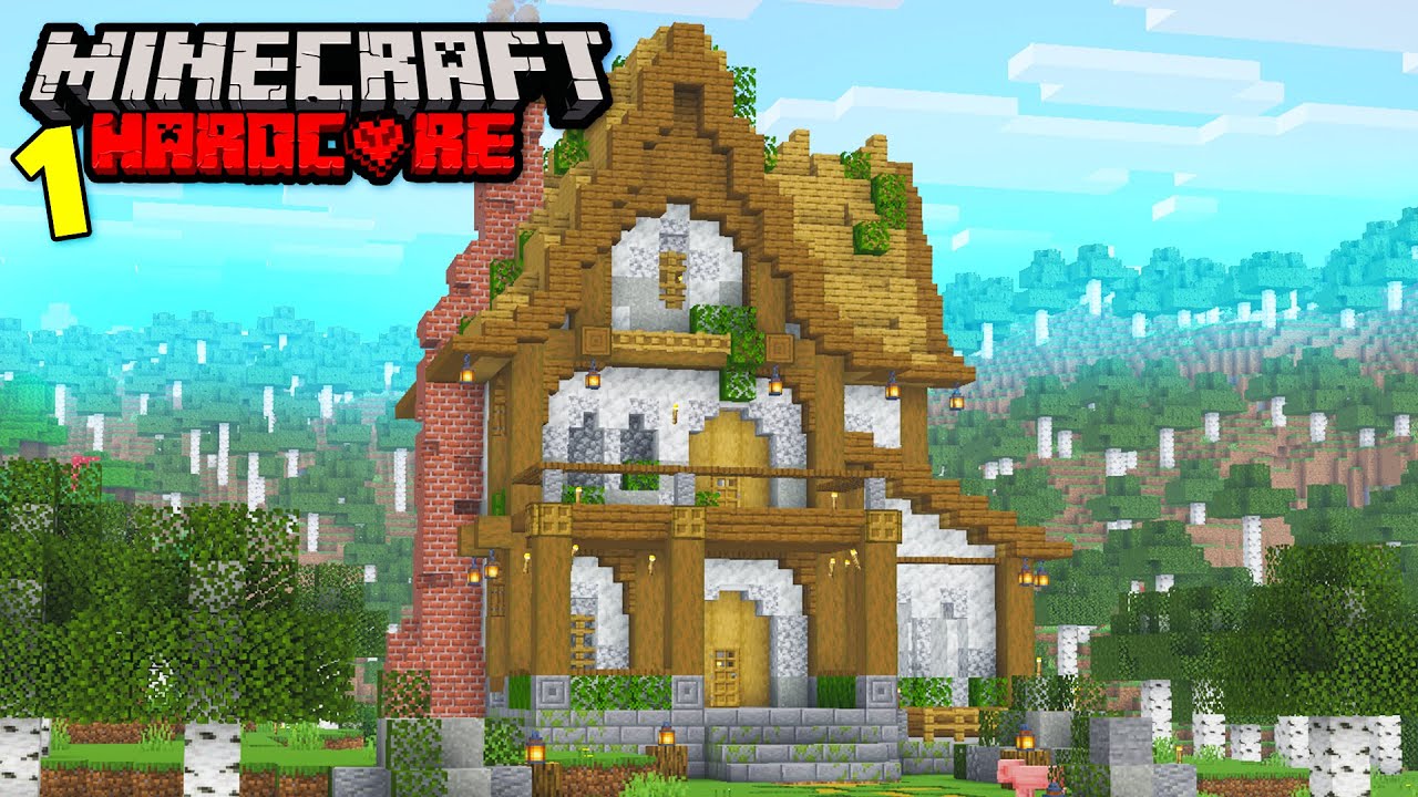 PERFEKCYJNY START w MINECRAFT HARDCORE #1