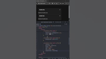 🔥 CSS Accordion in 20 Seconds | Pure HTML & CSS Tutorial