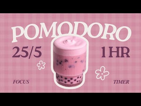 𝓵𝓪𝓿𝓮𝓷𝓭𝓮𝓻 𝓫𝓸𝓫𝓪 ♡ 𝟸𝟻/𝟻 𝟸𝚂𝙴𝚃𝚂 1𝙷𝚁 | pomodoro focus timer | cozy cafe music | study with me