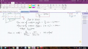Design of Steel Structural Elements 15CV62 Welded Connections Ex 2