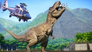 LARGE DINOSAURS BATTLE ROYALE IN JURASSIC WORLD EVOLUTION