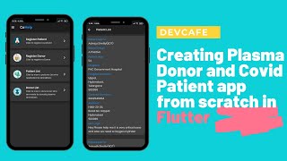 Creating Plasma Donor and Patient app from Scratch | Flutter | Part - 1 screenshot 5