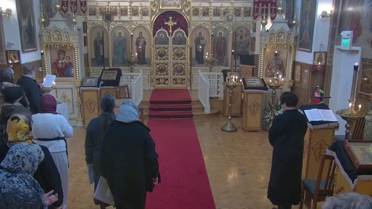 February 25, 2026 - 8:00am Matins, Hours, Typika, Vespers, and Liturgy of Presanctified Gifts