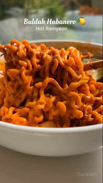 Buldak Habanero Lime Hot Ramen #asmr #food #samyangkorea