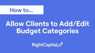 How To Allow Clients to Add/Edit Budget Categories