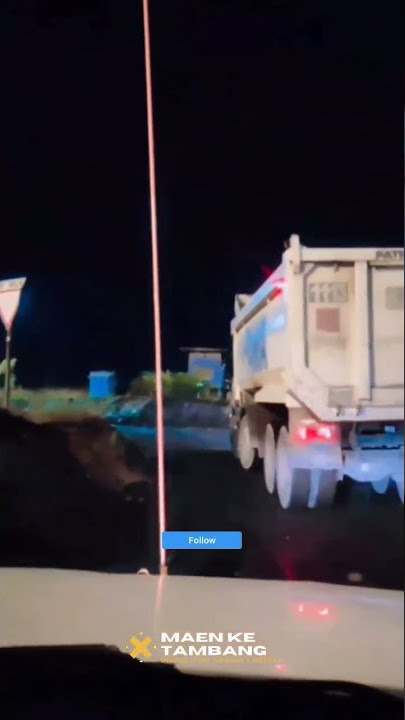 Shift Malam punya banyak cerita. Dari beratnya nahan ngantuk, dan harus fokus bawa unit. #tambang