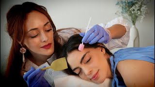 ASMR Detailed Scalp Check, Natural Makeup, Steam Ear Cleaning & Back Exam Compilation for Deep Sleep