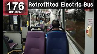 Retrofitted Electric Bus | SG3100M | Bus Service 176